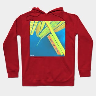 miami design street collage art in aesthetic stylish photo Hoodie